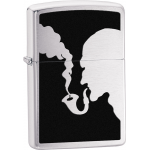 Zippo Classic Man Smoking Pipe Brushed Chrome Windproof Lighter Z265 Wholesale