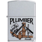 Zippo Classic Plumber Satin Chrome Z284 Wholesale