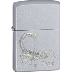 Zippo Classic Scorpion Satin Chrome Windproof Lighter Z267 Wholesale