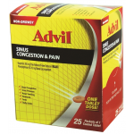 Wholesale Advil Congestion Relief 200 mg - 25 pk of 1 Coated Tablet