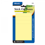 50 ct. 3" x 3" Yellow Stick On Note (4/Pack) wholesale
