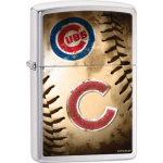 Zippo Classic MLB Chicago Cubs Brushed Chrome Z903 Lighter Wholesale