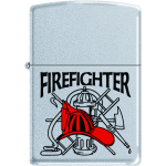 Zippo Classic Fire Fighter Satin Chrome Z278 Wholesale