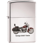 Zippo Classic Harley Davidson Heritage High Polish Chrome Z241 Lighter Wholesale