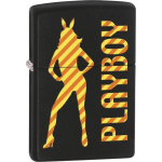 Zippo Classic Playboy Black Matte Z244 Lighter Wholesale