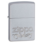 Zippo Scroll Satin Chrome Lighter Wholesale