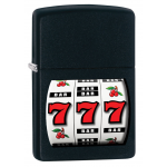 Zippo Classic 777 Casino Black Matte Z205 Lighter Wholesale