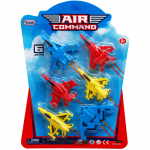 6PC 2.75" AIR COMAND MINI JETS SET, IN BLISTER CARD Wholesale
