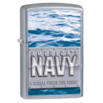 Zippo Classic America's Navy Street Chrome Z106 Windproof Flint Lighter Wholesale