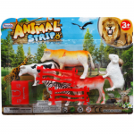 3"-4" Plastic Farm/Jungle Animals Strip Toy Wholesale