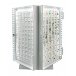 Jewelry Counter 16" Display, 4 Side LED Turntabl
