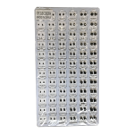 Cubic Zirconia Stud Earrings Black Round & Square Mix Jewelry Refill Tray Wholesale