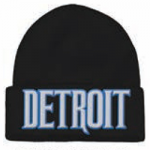 Detroit Embroidered Winter Skull Hats Wholesale