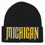 Michigan Embroidered Winter Skull Hats Wholesale