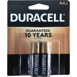 Duracell® CopperTop AA-2 Pack Alkaline Batteries Wholesale