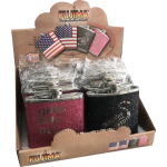 Assorted Glitter Design Pocket Flask Display Wholesale