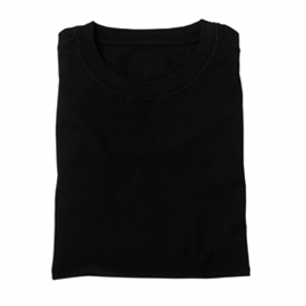 Wholesale Black Short Sleeves T-Shirts 12 Individual Wrap
