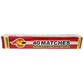 40CT Barbeque & Fireplace Matches Wholesale