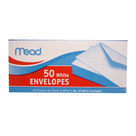 50 White Envelopes
