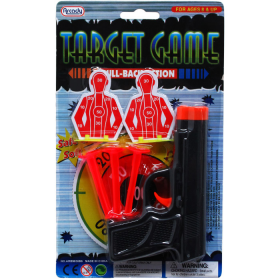 5.5" SOFT DAR GUN W/TARGETS IN BLISTER CARD Wholesale