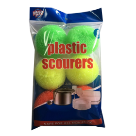 Value Key Plastic Mesh Scourer Wholesale