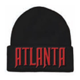 Atlanta Embroidered Winter Skull Hats Wholesale