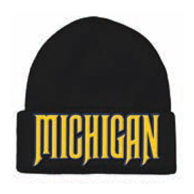 Michigan Embroidered Winter Skull Hats Wholesale