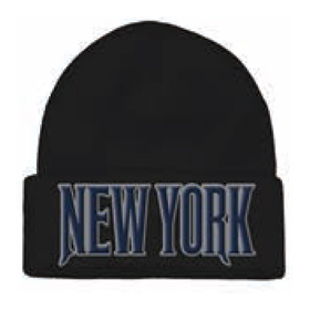 New York Embroidered Winter Skull Hats Wholesale