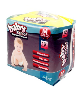 Baby Select Disposable Diapers Wholesale
