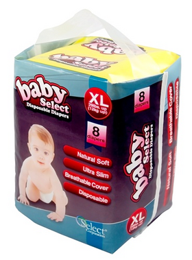 Baby Select Disposable Diapers Wholesale