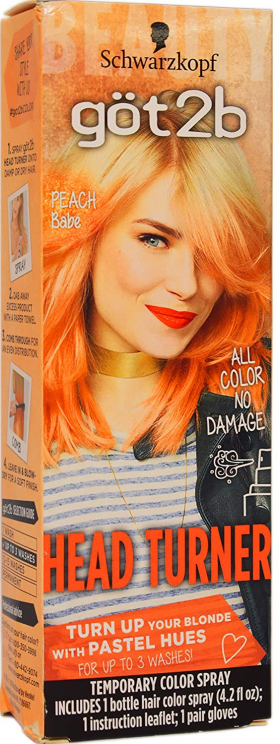 Got2b Color Head Turner Temporary Color Spray 4.2oz Assorted Wholesale