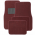4-Piece Carpet Floor Mats - Red Car Mats