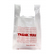 1/6 Heavy Duty Thank You T-Shirt Shopping Bags Wholesale