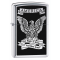 Zippo Lighter: America Eagle, Right to Bear Arms - High Polish Chrome 28290