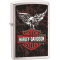 Zippo Classic Harley Davidson Eagle Brushed Chrome Z240 Lighter Wholesale