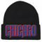 Chicago Embroidered Winter Skull Hats Wholesale