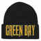 Green Bay Embroidered Winter Skull Hats Wholesale