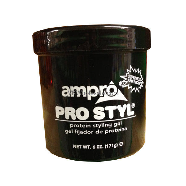 ampro Pro Style Black Styling Gel 6 Oz 1 PC