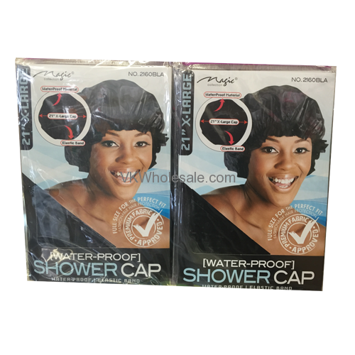 Wholesale Shower Cap XLarge Black, Shower Cap XLarge Black Bulk
