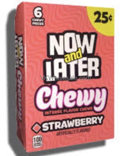 now and later candy packets