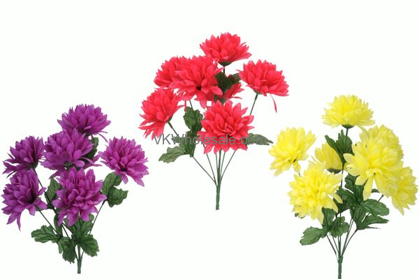 Spring Mum Bush Artificial Flower Wholesale Artificial Flowers Wholesale Vk Wholesale