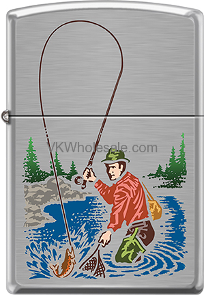 Zippo Classic Fisherman Windproof Lighter Z2033 Wholesale, Zippo Lighters  Wholesale