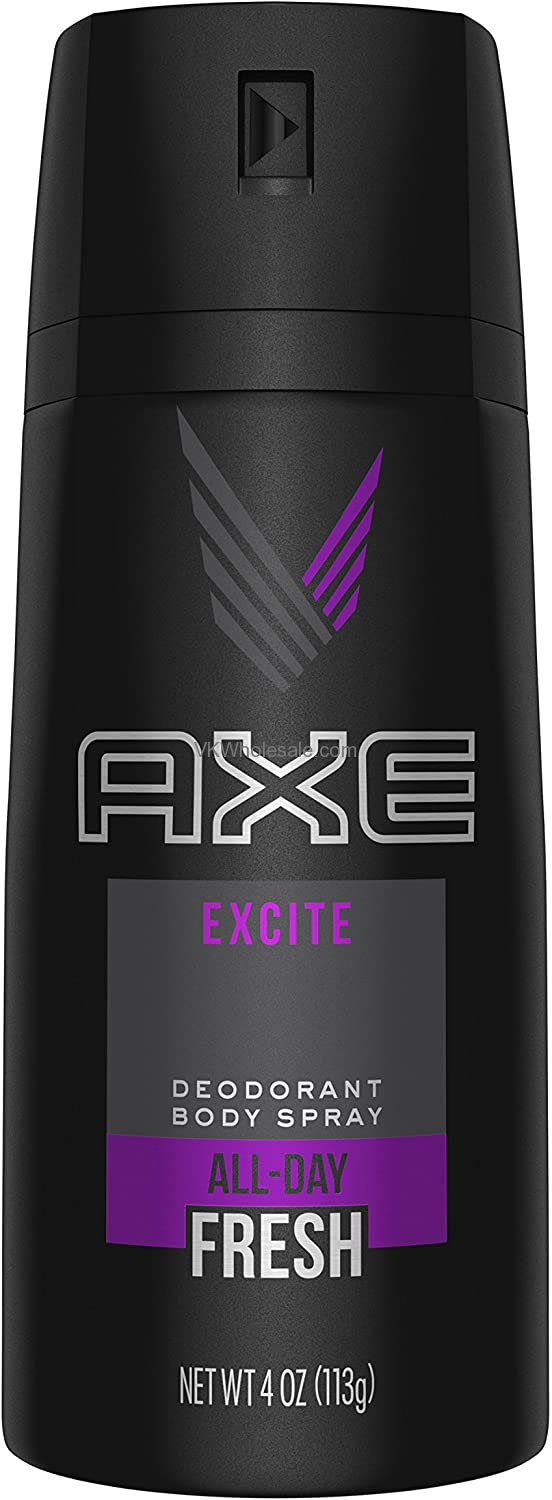 Axe Deodorant Body Spray Wholesale, Excite, 150 mL 6 PK