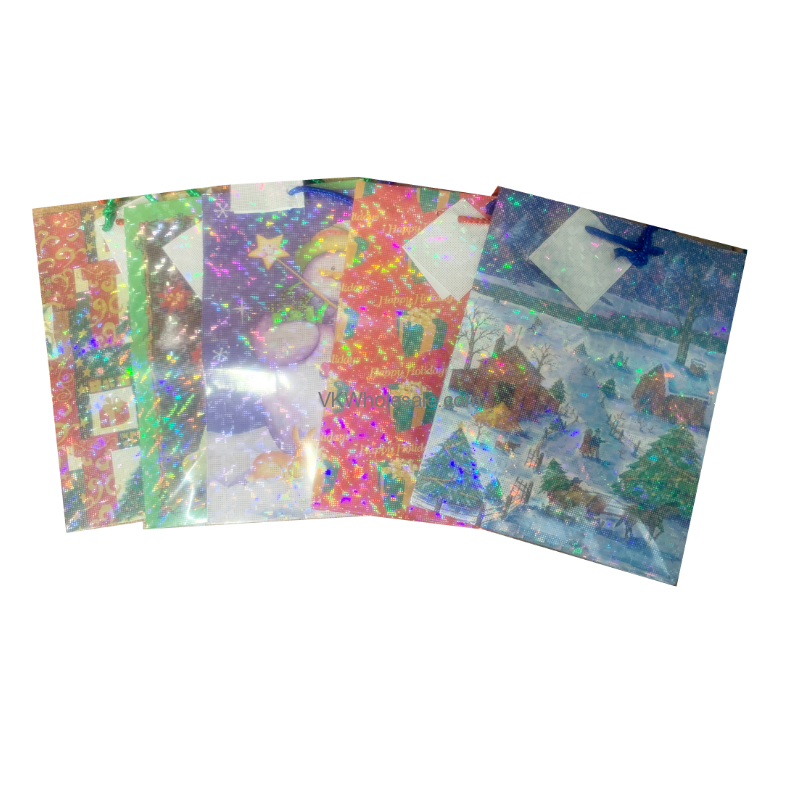 Small Fall Paper Gift Bags - 12 Pc.