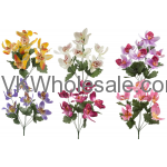 Spring Orchid Bush Artificial Flower Wholesale