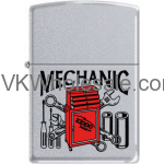 Zippo Classic Mechanic Satin Chrome Z283