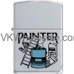 Zippo Classic Painter Satin Chrome Windproof Lighter Z280 Wholesale