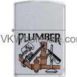 Zippo Classic Plumber Satin Chrome Z284 Wholesale