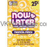 Now & Later Candy Tropical Punch 24/6 PCS Bars Wholesale