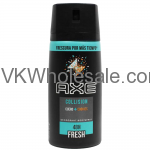 Wholesale AXE Deodorant Spray Collision 6 pk